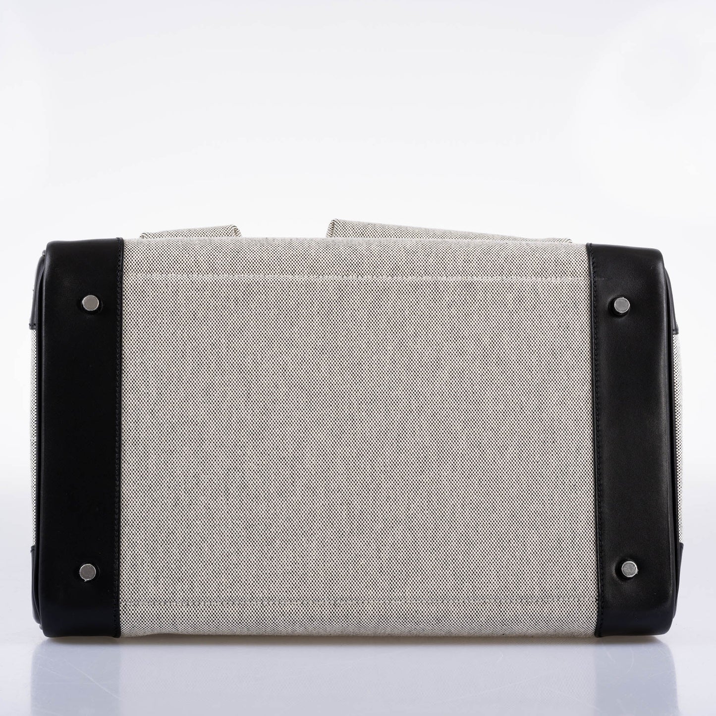 Hermes Cargo HAC Birkin 40 Black Box & Toile with Palladium Hardware - 2021, Z