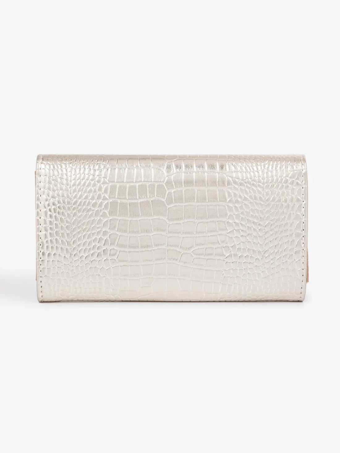 Snakeskin Texture Wallet – Golden - Exclusu