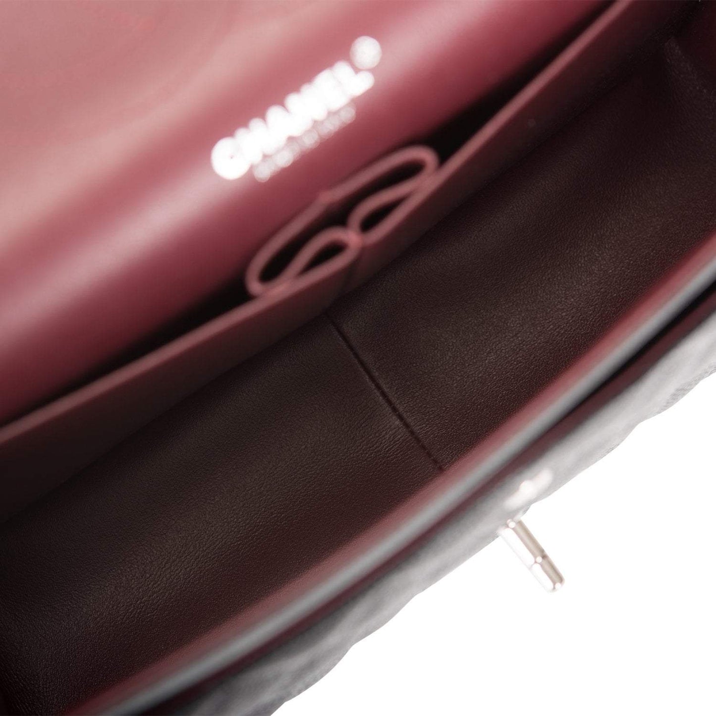 Chanel Jumbo Classic Double Flap Bag Black Caviar Silver Hardware