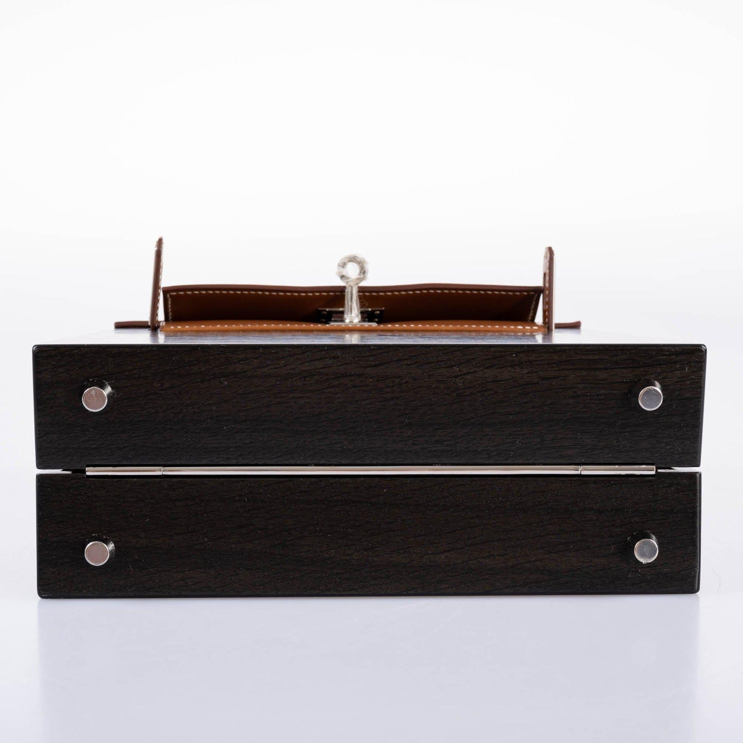 Hermes Kelly Wood 22 Bog Oak, Aluminum & Barenia with Palladium Hardware - 2021, Z