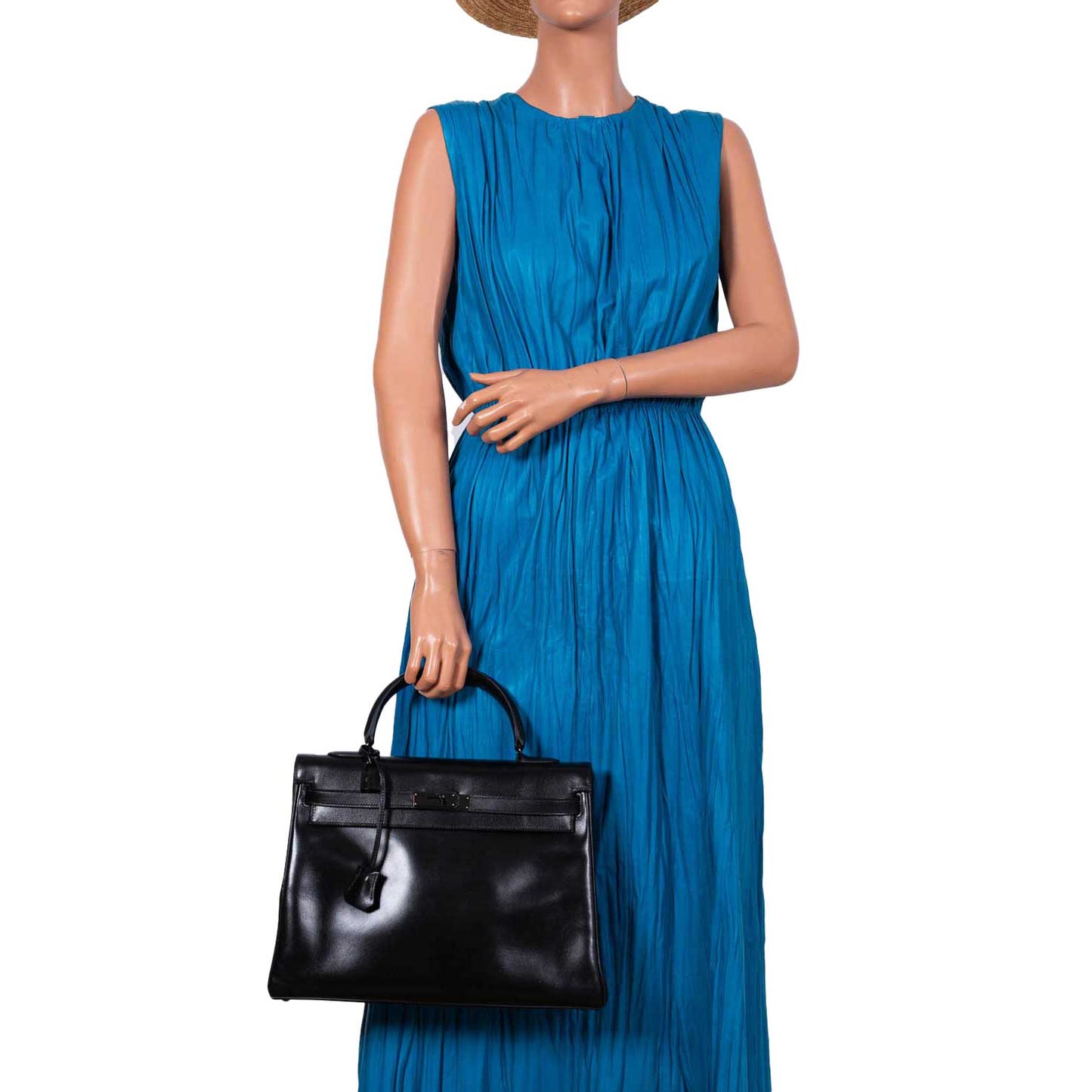 Hermes So Black Kelly 35 Retourne Black Box Leather PVD Hardware - 2011, O Square