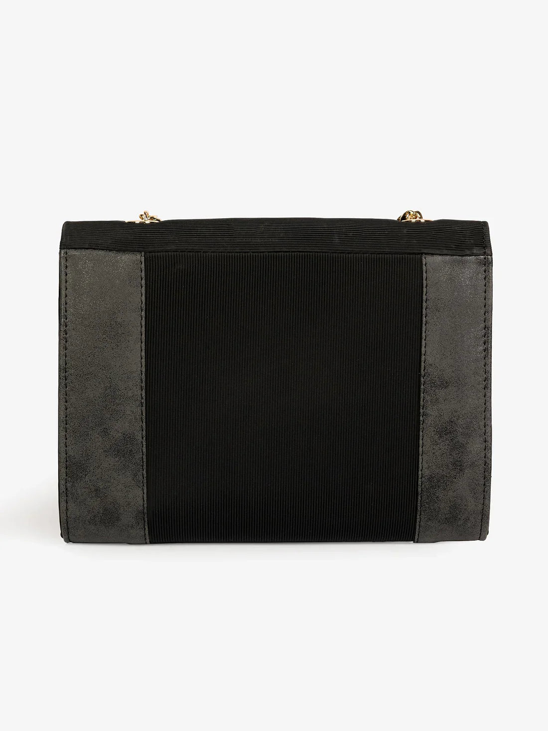Classic Clutch with Brooch – Black - Exclusu