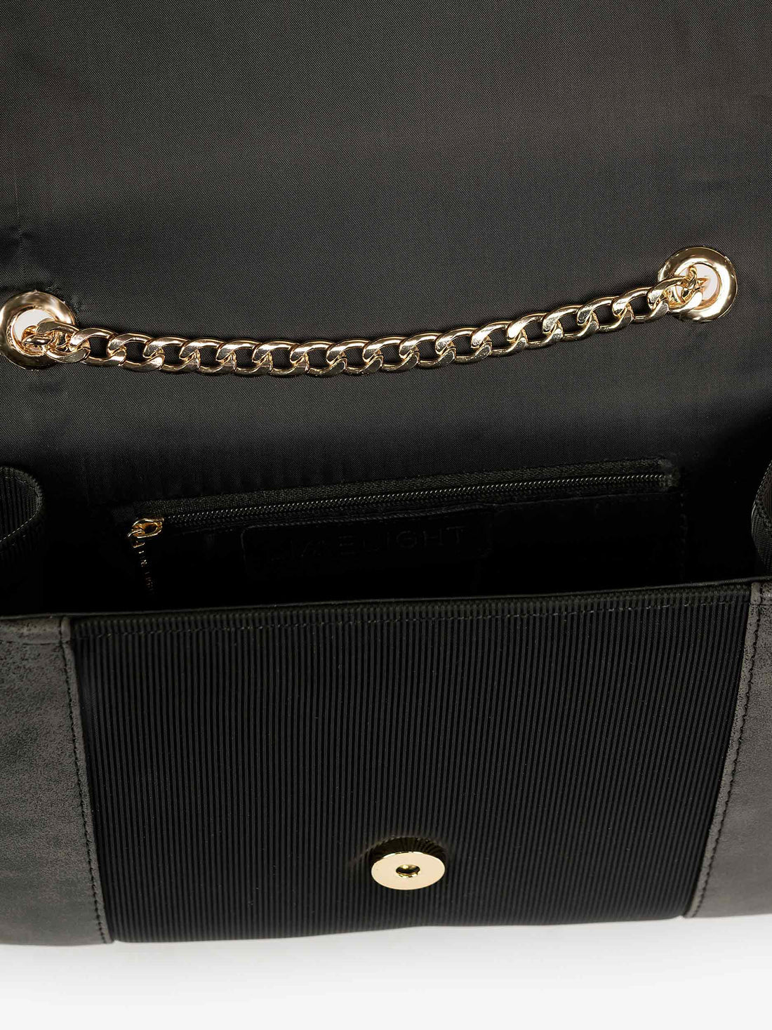 Classic Clutch with Brooch – Black - Exclusu