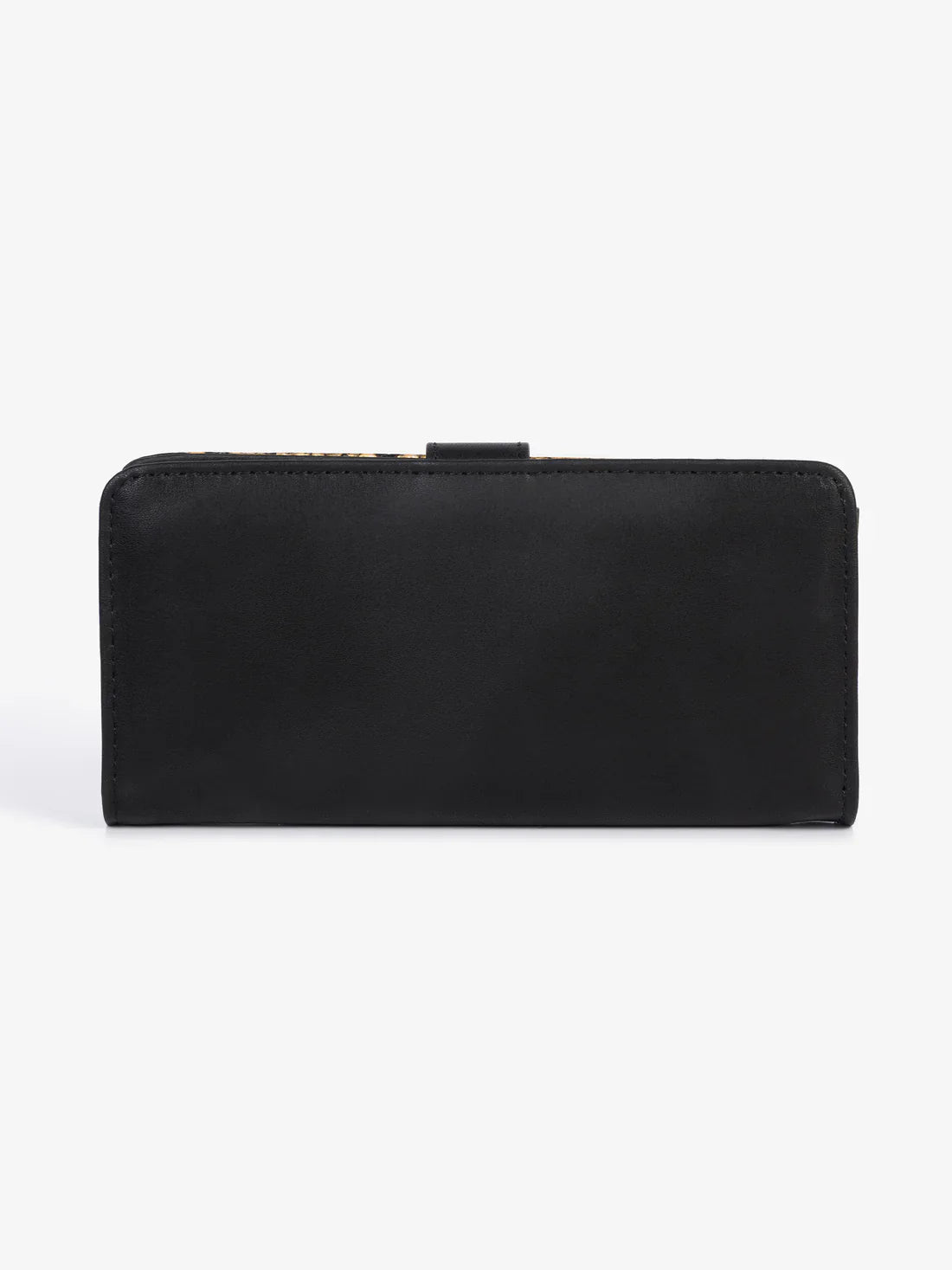 Snakeskin Stripe Wallet – Black - Exclusu
