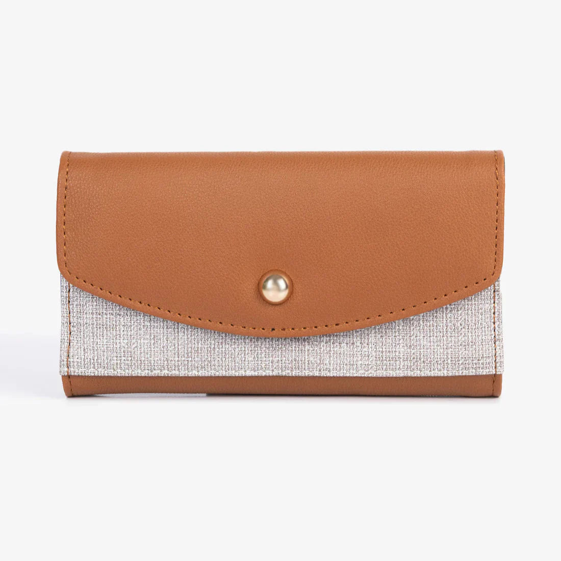 Blush Glitter Wallet – Brown - Exclusu