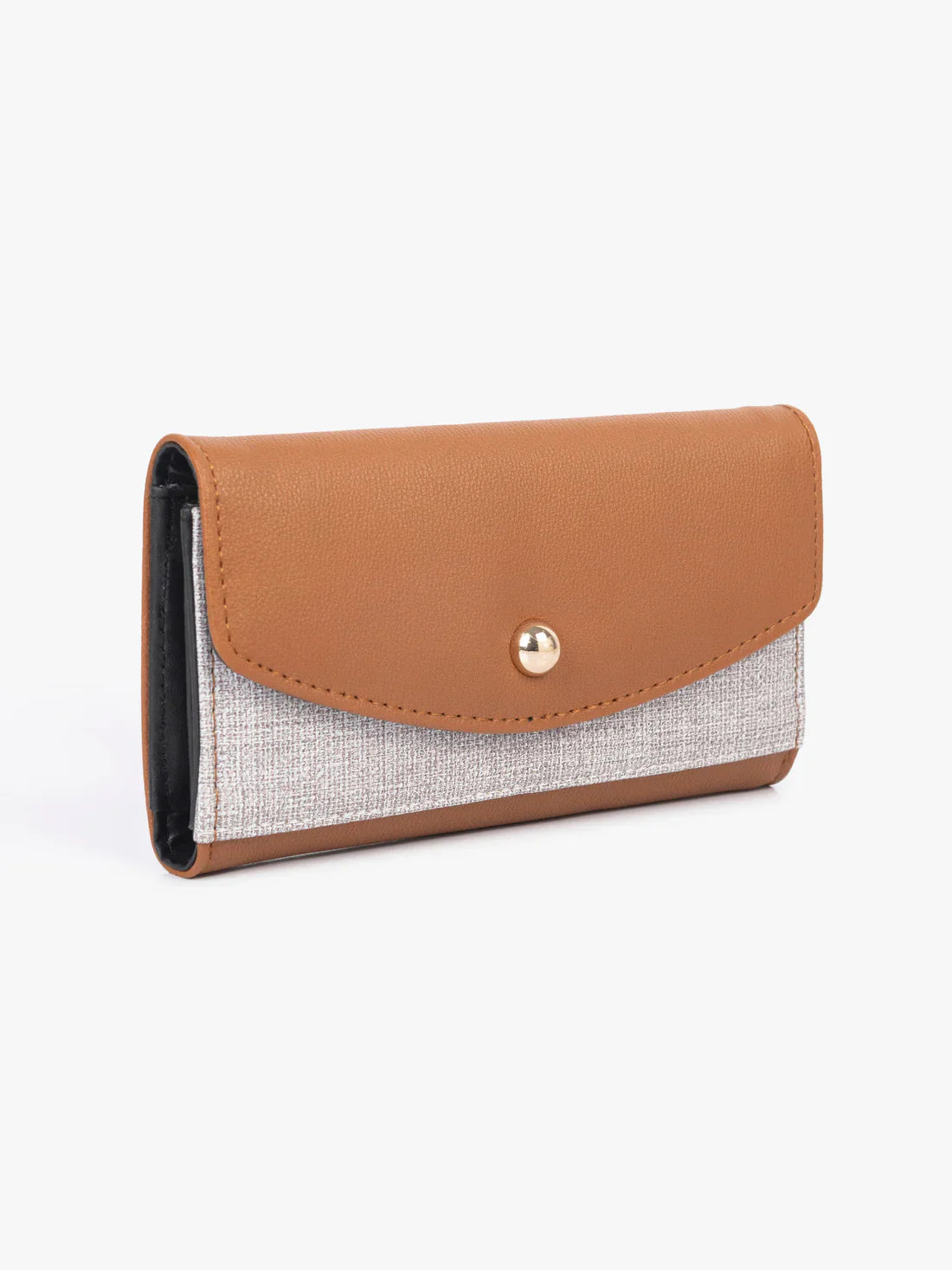 Blush Glitter Wallet – Brown - Exclusu