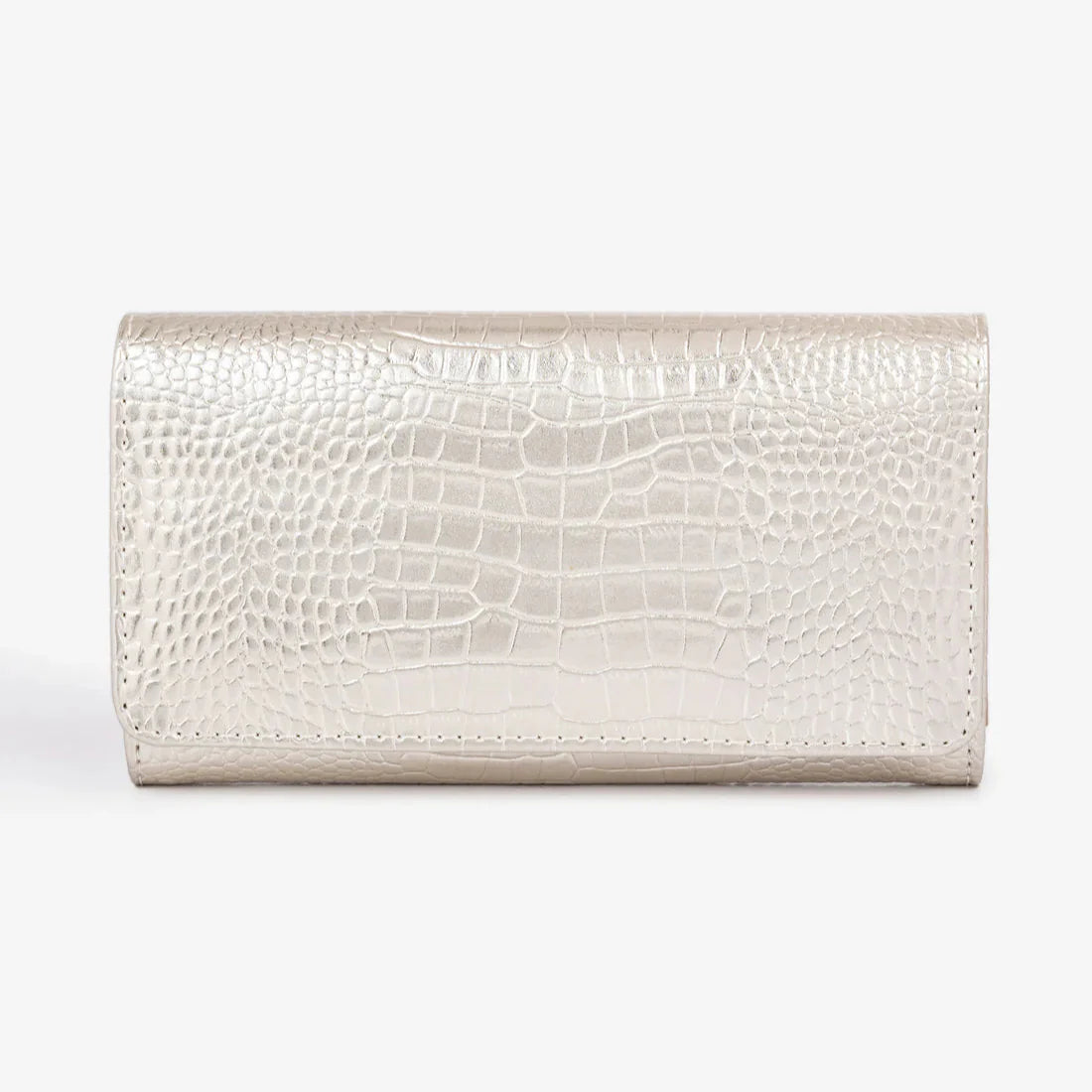 Snakeskin Texture Wallet – Golden - Exclusu