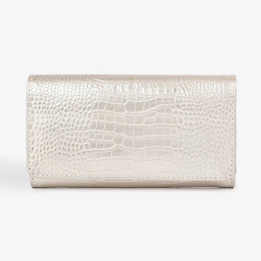 Snakeskin Texture Wallet – Golden - Exclusu