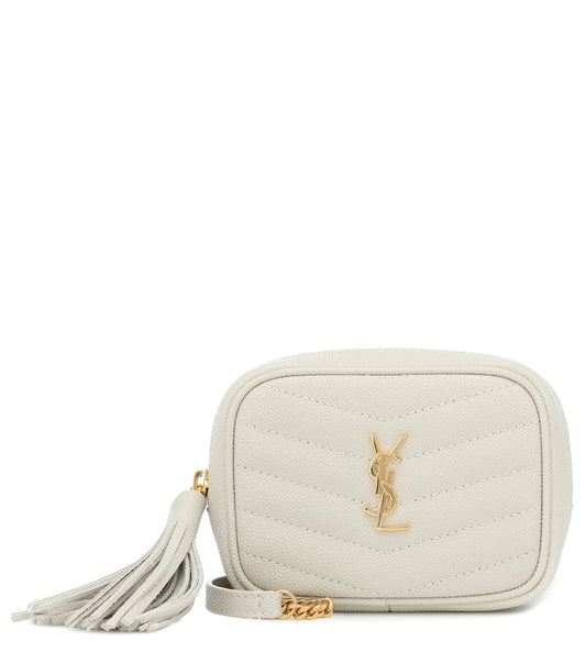 Saint Laurent Lou Micro Leather Clutch