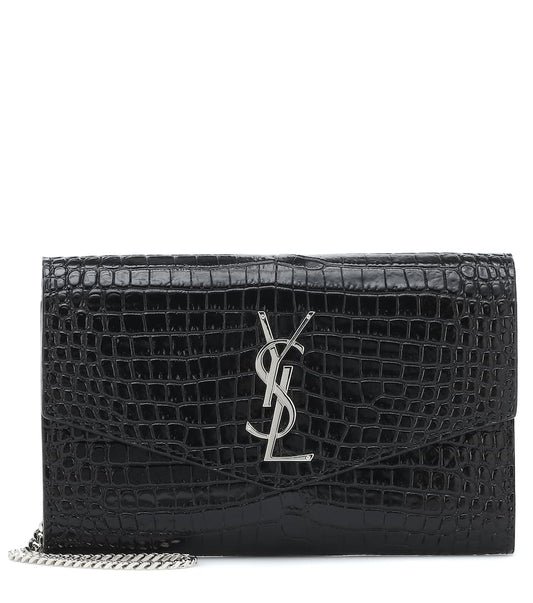 Saint Laurent Uptown Small Leather Shoulder Bag