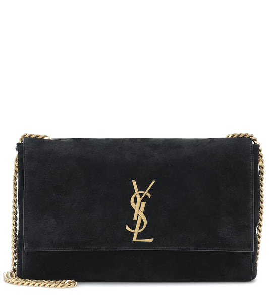 Saint Laurent Kate Reversible Suede Shoulder Bag