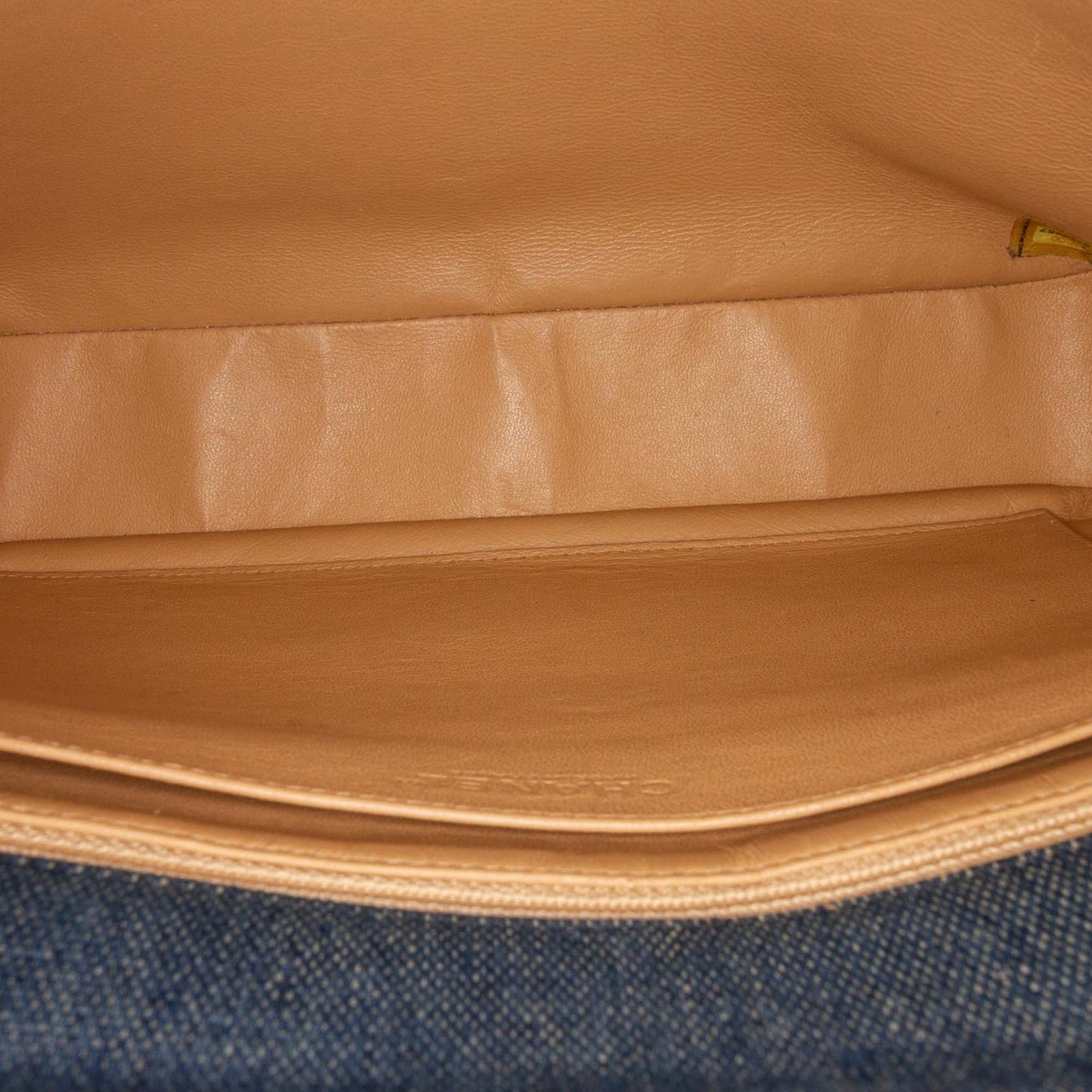 Chanel Denim Choco Bar Quilted Handbag NW5321