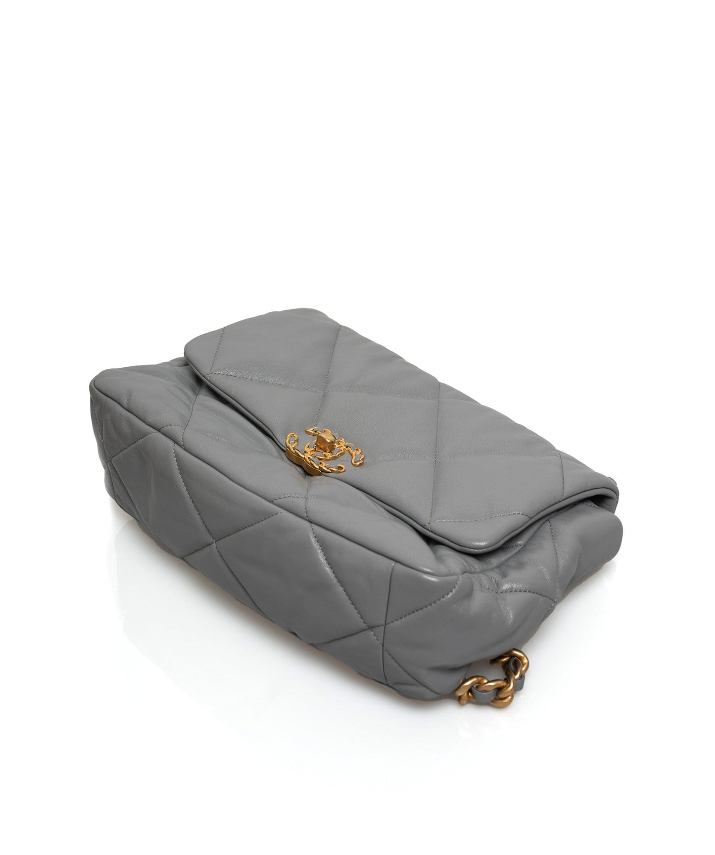 Chanel Large Gray 19 Shoulder Bag - ASL1590