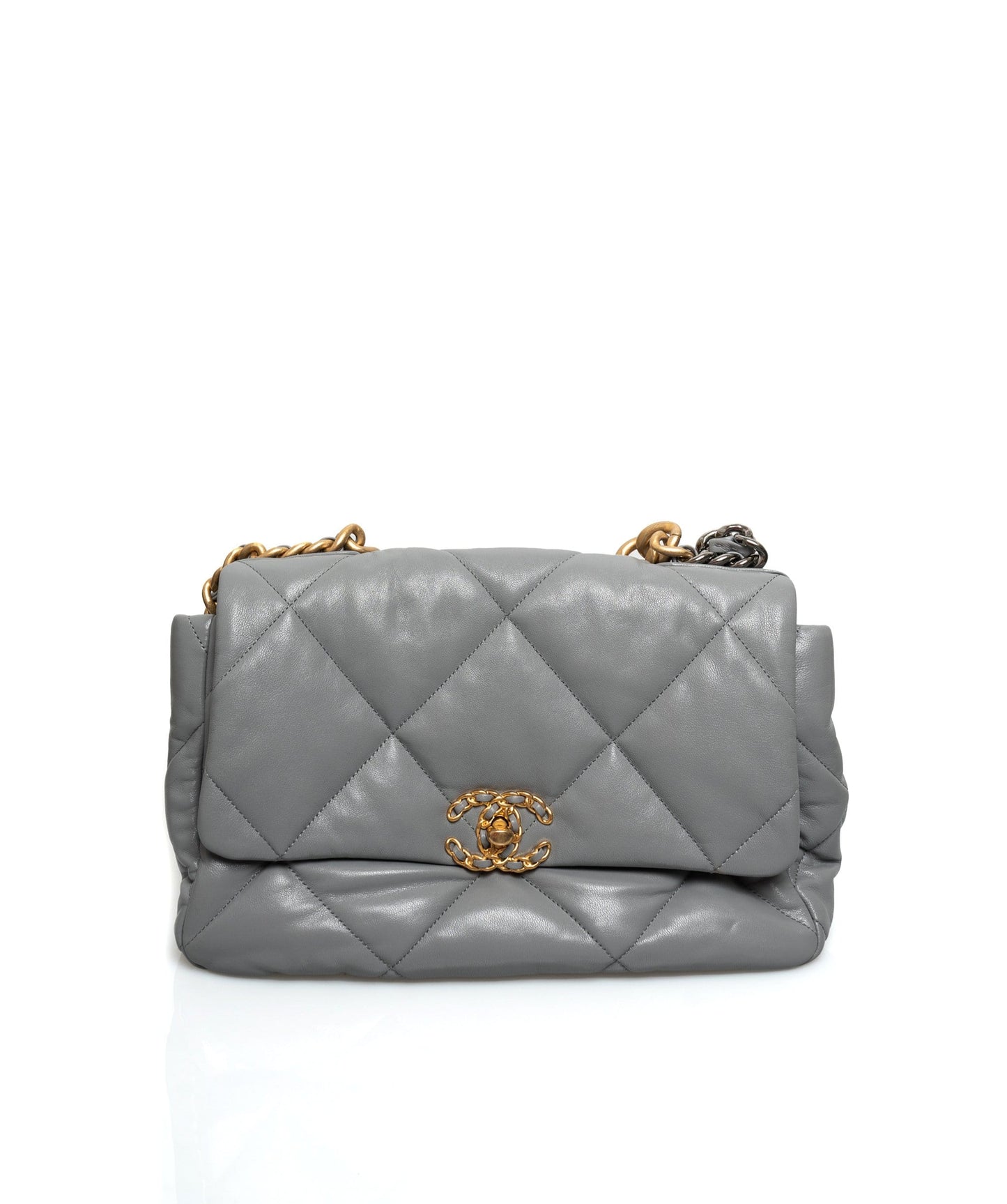 Chanel Large Gray 19 Shoulder Bag - ASL1590